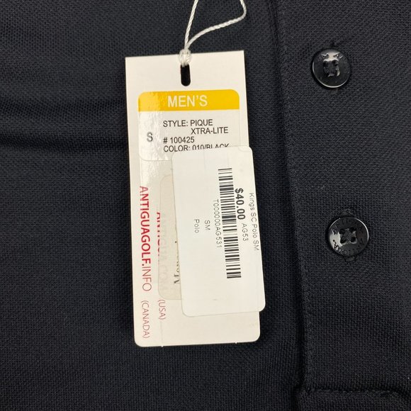 NEW Los Angles Kings 2015 Stanley Cup Champions Antigua Polo Golf Shirt Men's S - Picture 5 of 11